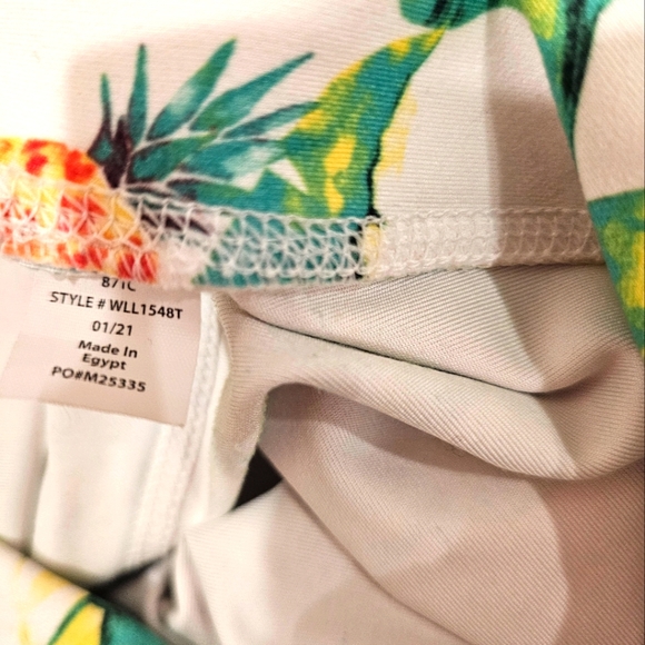 Wildfox Sweat Tropical Print Sports Bra and Leggings Set Size Small - Picture 4 of 4